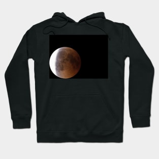 Super Bloody Moon, full eclipse end phase Hoodie